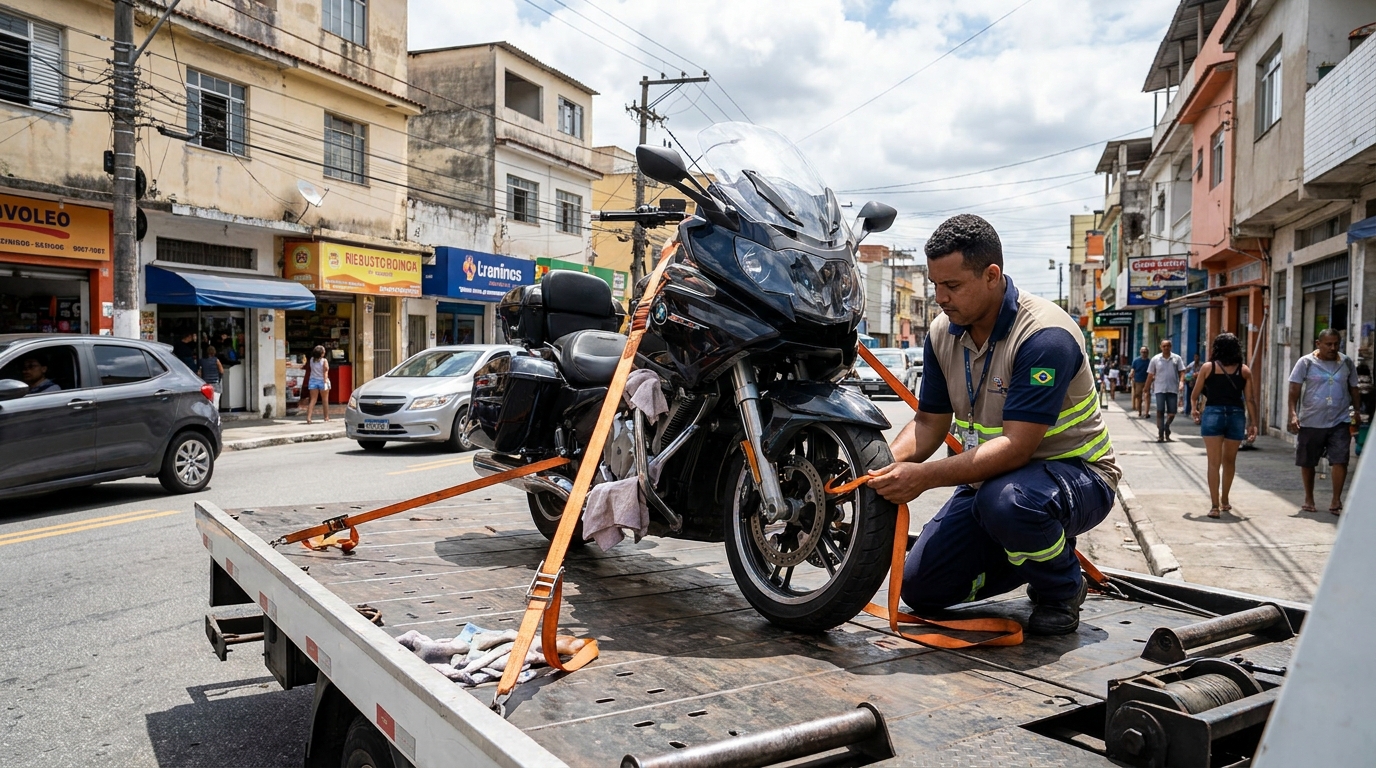 Guincho para Moto em Presidente Prudente‑SP